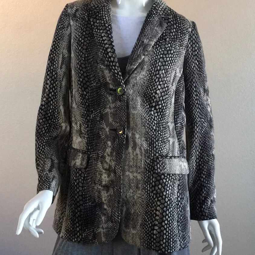 Python Print Black/ Gray Jacket